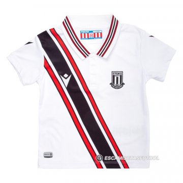 Camiseta Stoke City 2ª Nino 22-23 Blanco
