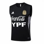 Camiseta de Entrenamiento Argentina Sin Mangas 25-26 Negro