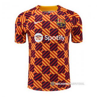Camiseta de Entrenamiento Barcelona 23-24 Amarillo