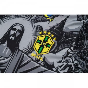 Camiseta de Entrenamiento Brasil Jesus 24-25 Negro