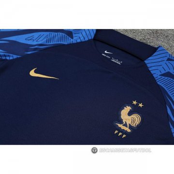 Camiseta de Entrenamiento Francia 2022-2023 Azul