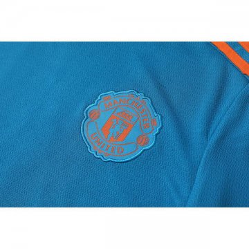 Camiseta de Entrenamiento Manchester United 22-23 Azul