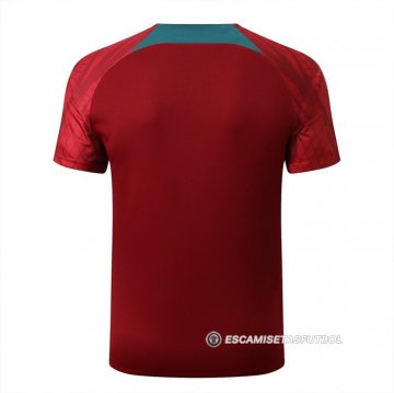 Camiseta de Entrenamiento Portugal 22-23 Rojo