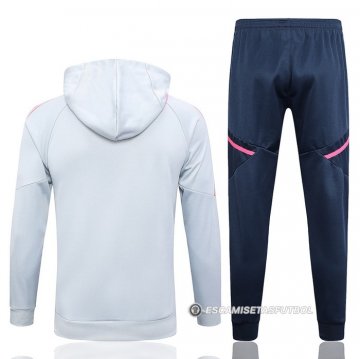 Chandal con Capucha del Arsenal 23-24 Gris