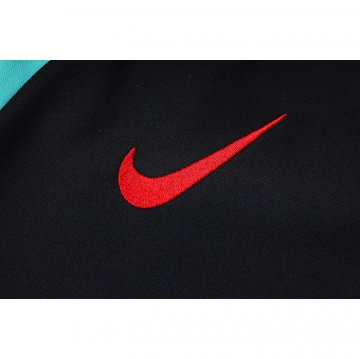 Chandal con Capucha del Barcelona 22-23 Azul y Negro