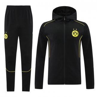 Chandal con Capucha del Borussia Dortmund 2024 Negro