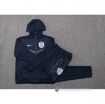 Chandal con Capucha del Inglaterra 22-23 Azul