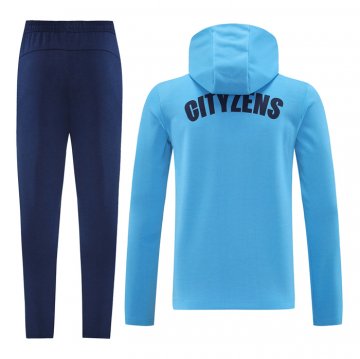 Chandal con Capucha del Manchester City 2024-25 Azul
