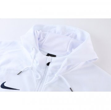 Chandal con Capucha del Paris Saint-Germain 2022-23 Blanco