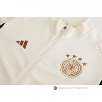 Chandal de Chaqueta del Alemania 22-23 Blanco