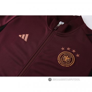 Chandal de Chaqueta del Alemania 22-23 Rojo