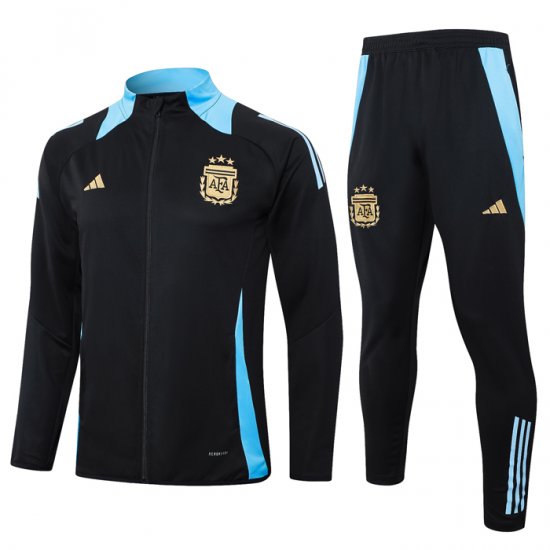 Chandal de Chaqueta del Argentina 2024-25 Negro - Haga un click en la imagen para cerrar