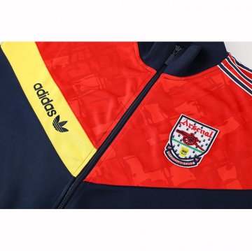 Chandal de Chaqueta del Arsenal 25-26 Azul Rojo