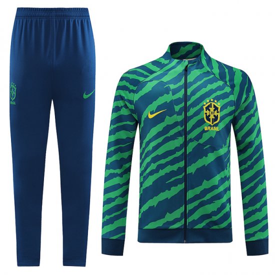 Chandal de Chaqueta del Brasil 2022-23 Verde - Haga un click en la imagen para cerrar