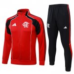 Chandal de Chaqueta del Flamengo Nino 25-26 Rojo Negro