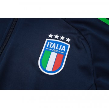 Chandal de Chaqueta del Italia 2024-2025 Azul