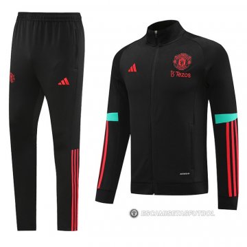 Chandal de Chaqueta del Manchester United 2023-24 Negro