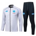 Chandal de Chaqueta del Napoli Nino 25-26 Blanco