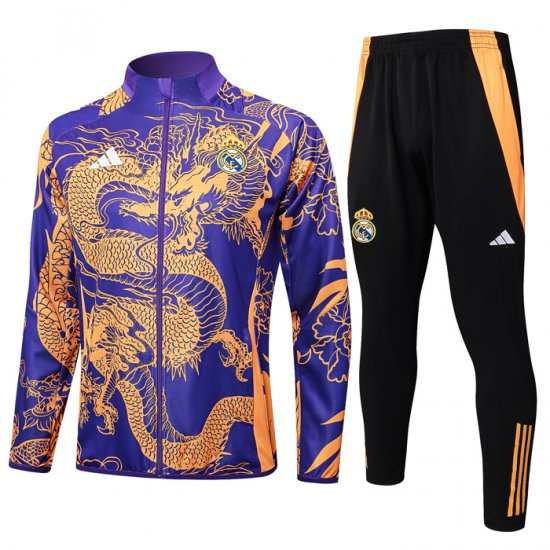 Chandal de Chaqueta del Real Madrid Dragon 24-25 Purpura - Haga un click en la imagen para cerrar