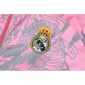 Chandal de Chaqueta del Real Madrid Dragon 24-25 Rosa
