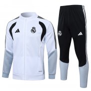 Chandal de Chaqueta del Real Madrid Nino 26-27 Blanco