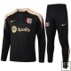 Chandal de Sudadera del Barcelona 24-25 Negro Oro
