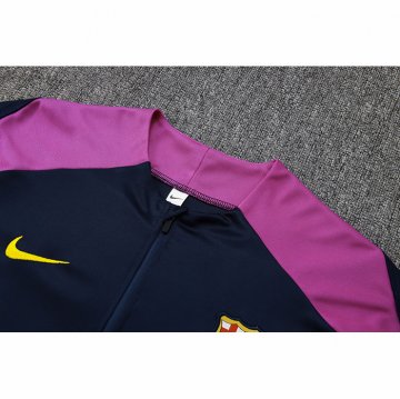 Chandal de Sudadera del Barcelona Nino 25-26 Negro Purpura
