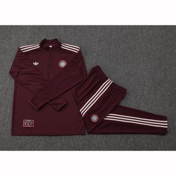Chandal de Sudadera del Bayern Munich Nino 25-26 Rojo