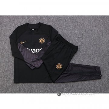 Chandal de Sudadera del Chelsea 22-23 Negro