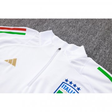 Chandal de Sudadera del Italia 24-25 Blanco