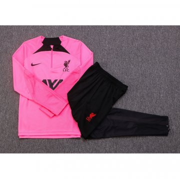 Chandal de Sudadera del Liverpool Nino 22-23 Rosa
