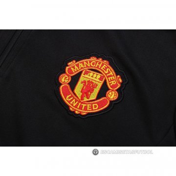 Chandal de Sudadera del Manchester United 22-23 Negro