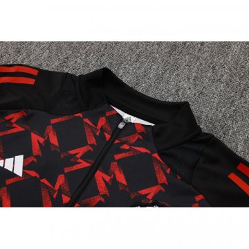 Chandal de Sudadera del Manchester United Nino 24-25 Rojo