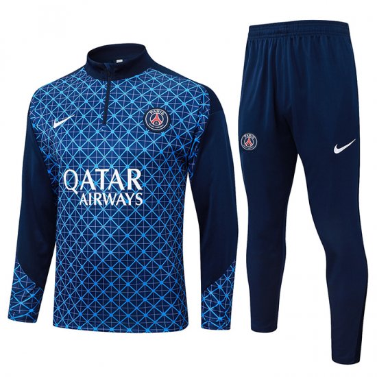 Chandal de Sudadera del Paris Saint-Germain 25-26 Azul - Haga un click en la imagen para cerrar