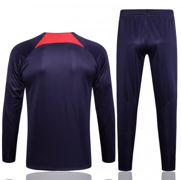 Chandal de Sudadera del Paris Saint-Germain Nino 2023-24 Purpura