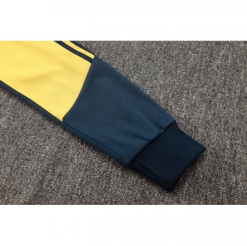 Chandal de Sudadera del Real Madrid 24-25 Blanco Amarillo