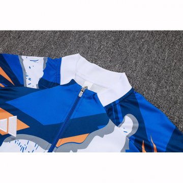 Chandal de Sudadera del Real Madrid 25-26 Azul Blanco