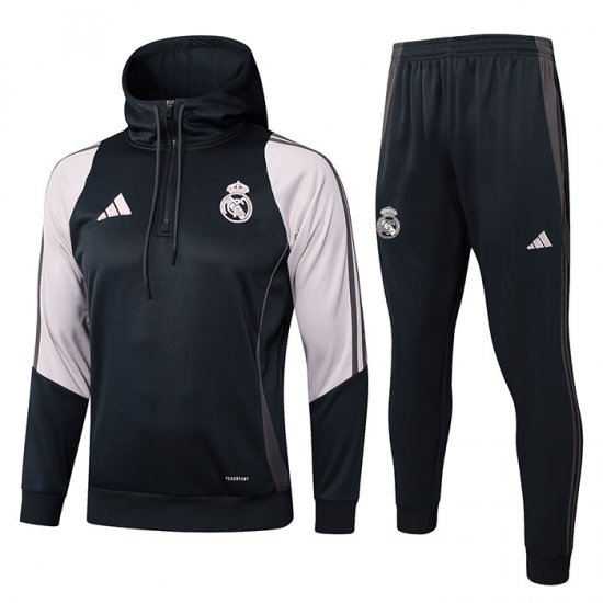 Chandal de Sudadera del Real Madrid Nino 2024-2025 Gris - Haga un click en la imagen para cerrar
