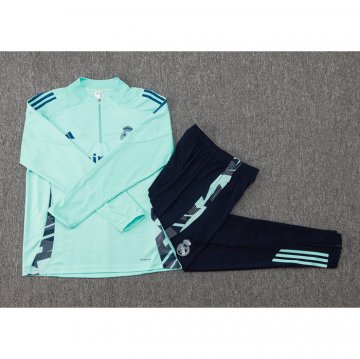 Chandal de Sudadera del Real Madrid Nino 24-25 Verde