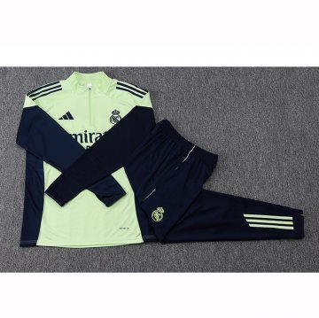 Chandal de Sudadera del Real Madrid Nino 25-26 Verde