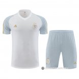 Chandal del Argelia Manga Corta 23-24 Blanco - Pantalon Corto