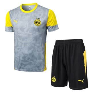 Chandal del Borussia Dortmund Manga Corta 25-26 Gris - Pantalon Corto