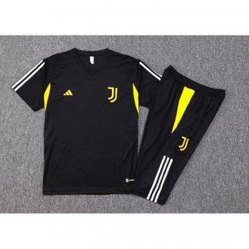 Chandal del Juventus Manga Corta 23-24 Negro - Pantalon Corto