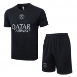 Chandal del Paris Saint-Germain Jordan Manga Corta 25-26 Negro - Pantalon Corto