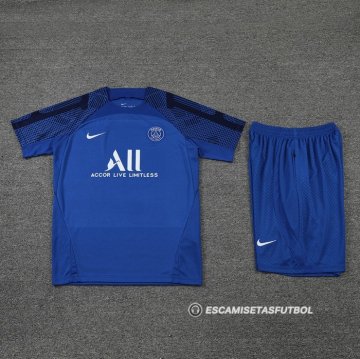 Chandal del Paris Saint-Germain Manga Corta 2022-23 Azul - Pantalon Corto