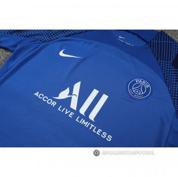 Chandal del Paris Saint-Germain Manga Corta 2022-23 Azul - Pantalon Corto