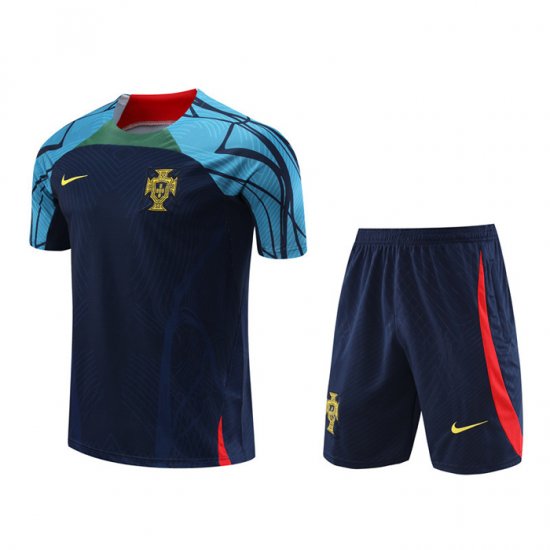 Chandal del Portugal Manga Corta 22-23 Azul - Pantalon Corto - Haga un click en la imagen para cerrar