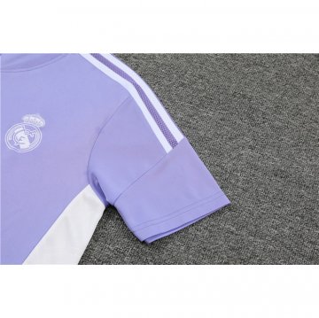 Chandal del Real Madrid Manga Corta 2022-23 Purpura - Pantalon Corto
