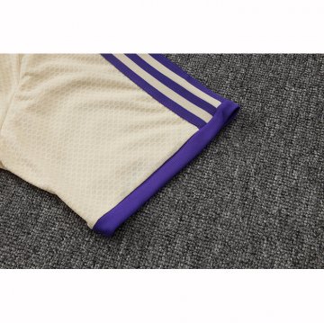 Chandal del Real Madrid Manga Corta 25-26 Amarillo - Pantalon Corto