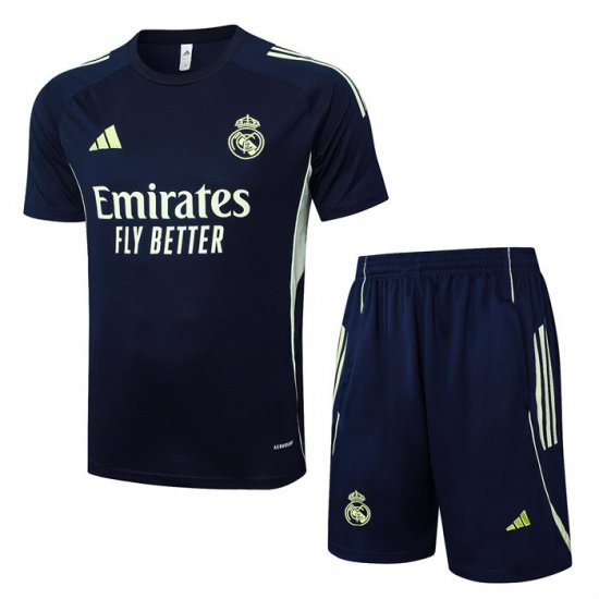 Chandal del Real Madrid Manga Corta 25-26 Azul - Pantalon Corto - Haga un click en la imagen para cerrar